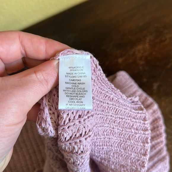 Moon & Madison Oversized Knit Crop Cardigan Sweater - Picture 7 of 7